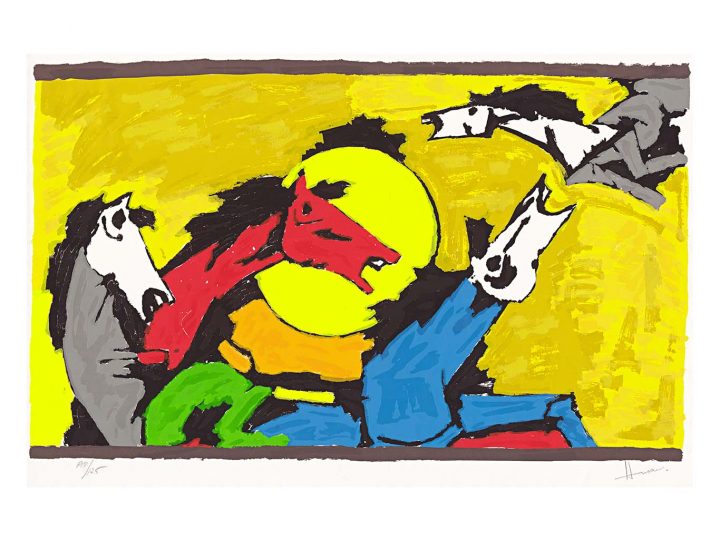 Horse I by MF Husain