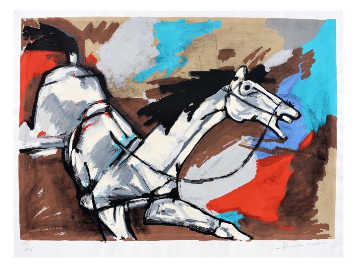 Horse V by MF Husain