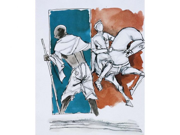 Gandhi and Nehru – Art of India’s Freedom by MF Husain