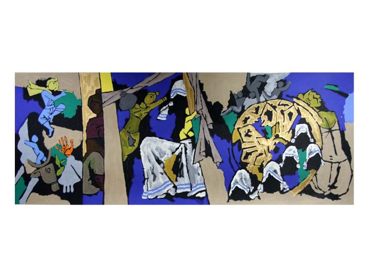 Mother Teresa 8ft by MF Husain