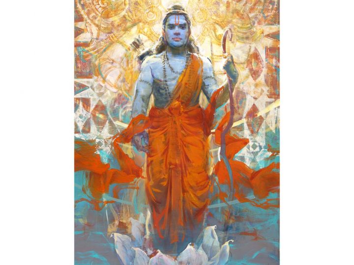 Maryada Purushottam Ram by Vijaya Achrekar (b. 1967)
